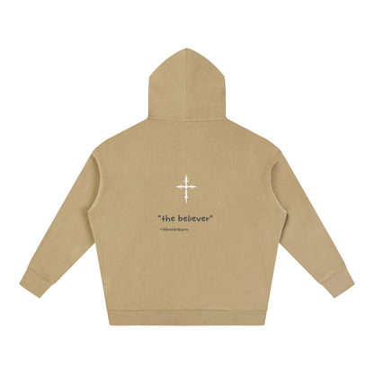 Oversize Winterborn hoodie. 'the believer'