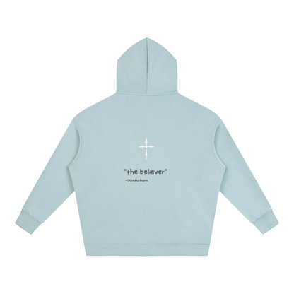 Oversize Winterborn hoodie. 'the believer'